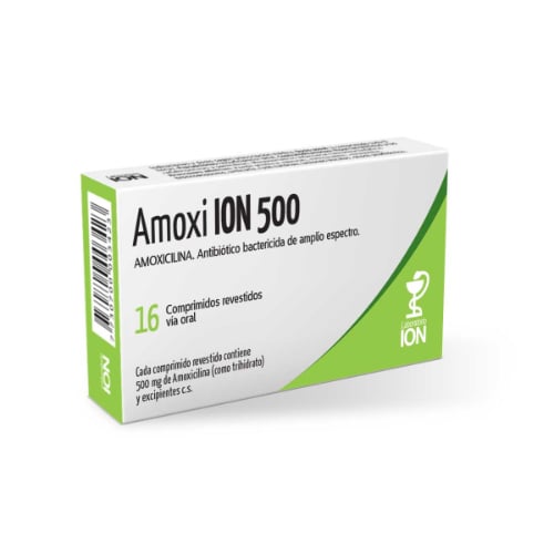Amoxi ION 500 mg 16 Comprimidos