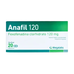 Anafil 120mg 20 Cápsulas