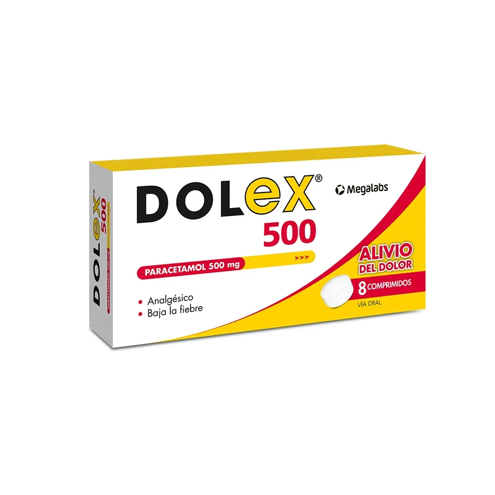 Dolex 500mg 8 Comprimidos
