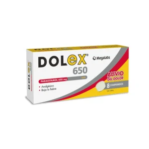 Dolex 650mg 8 Comprimidos