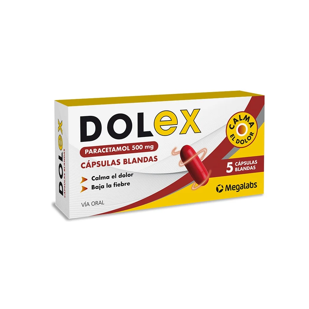Dolex 500mg 5 Cápsulas Blandas