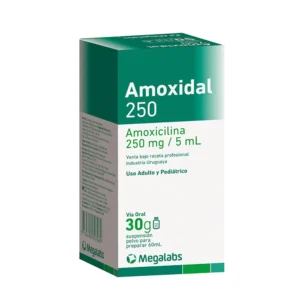 Amoxidal 250mg Suspensión 60g