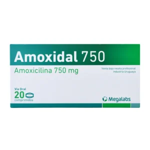 Amoxidal 750mg 20 Comprimidos