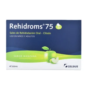 Rehidroms 75 Polvo Manzana 4 Sobres
