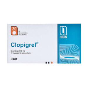Clopigrel 75mg 20 Comprimidos