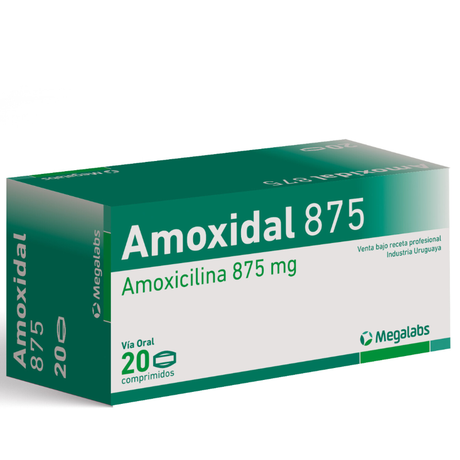 Amoxidal 875mg 20 Comprimidos